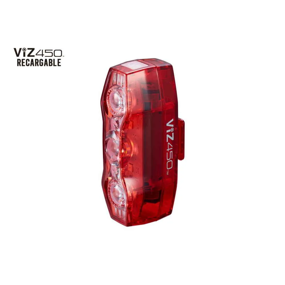 LUZ TRASERA CATEYE VIZ-450 5 LED - RECARGABLE