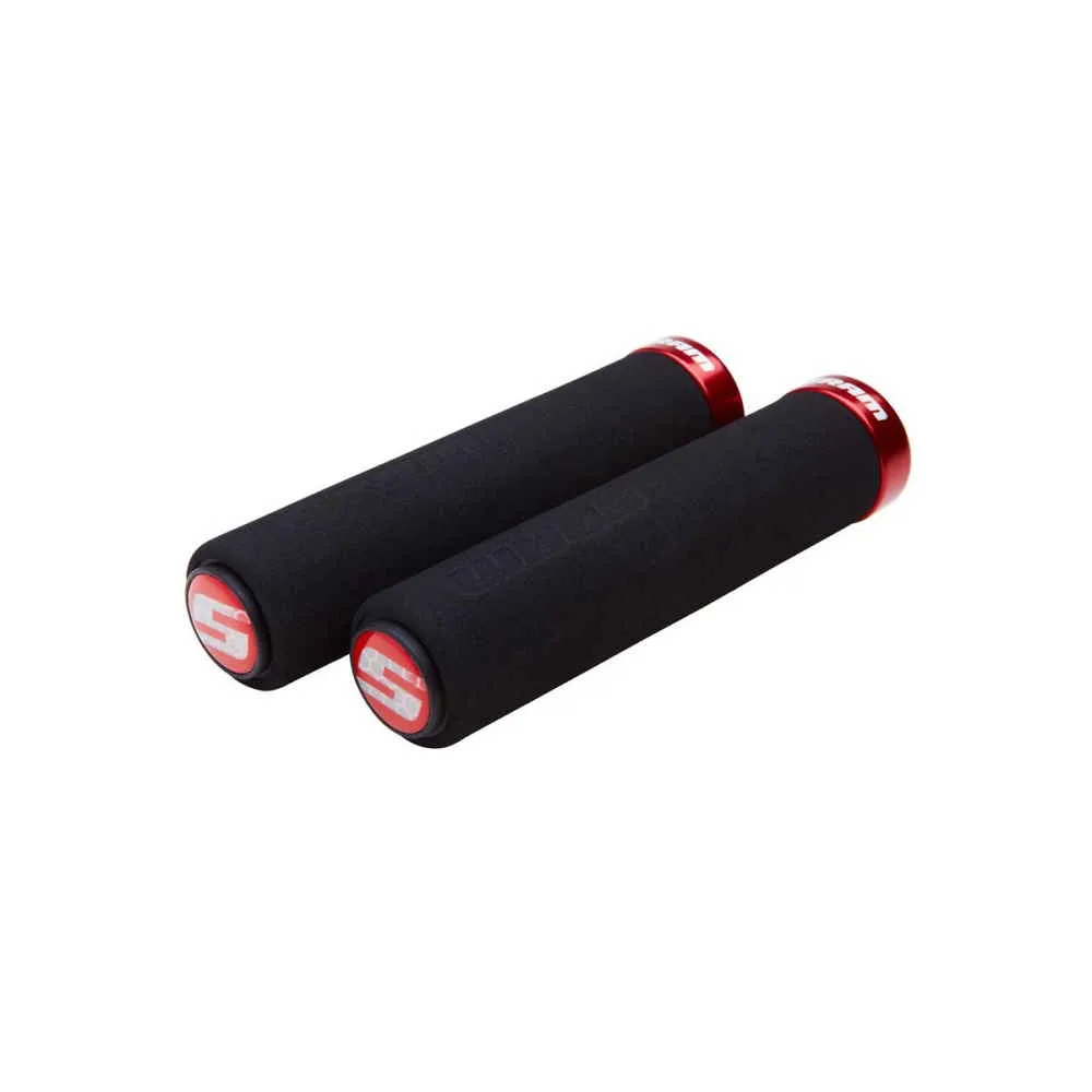 PUÑOS SRAM LOCKING FOAM 129MM | BLACK/RED