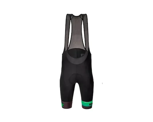 MAILLOT SANTINI CORTO BLACK/GREEN M