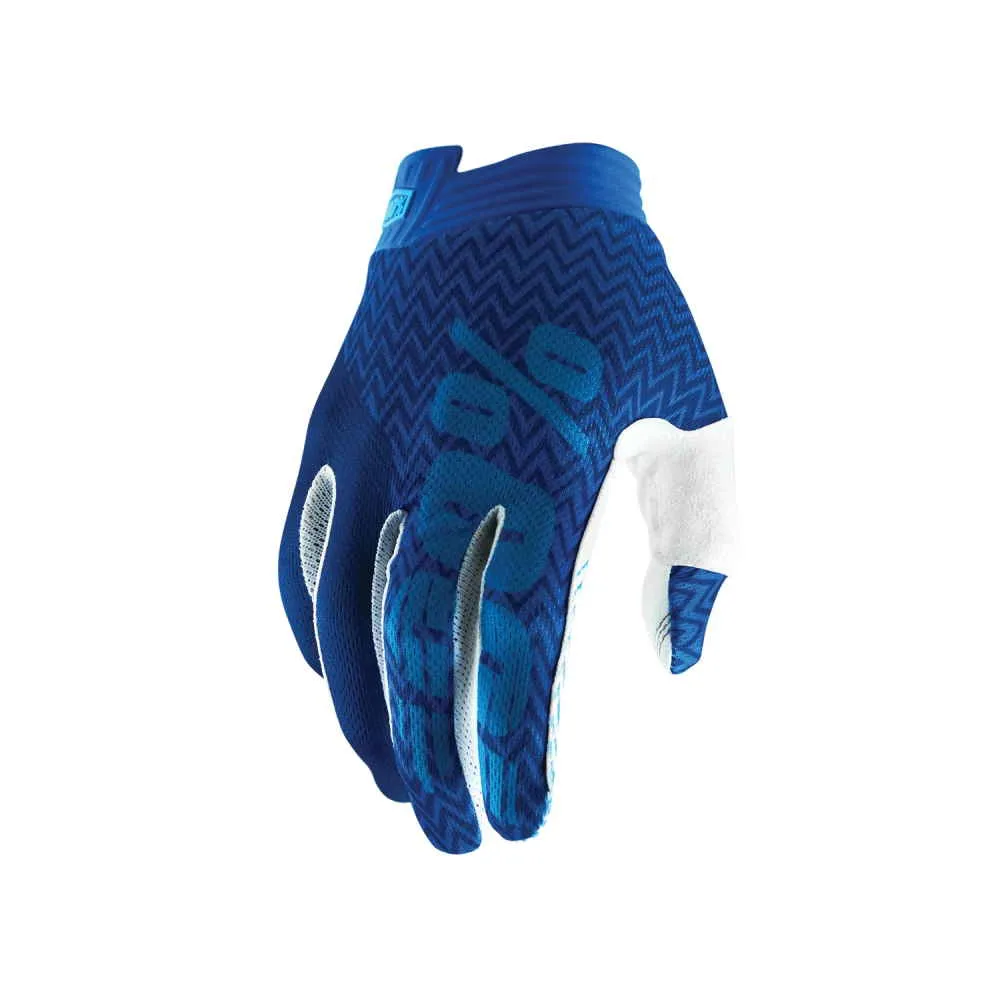 100% TRACK GLOVE BLUE/NAVY