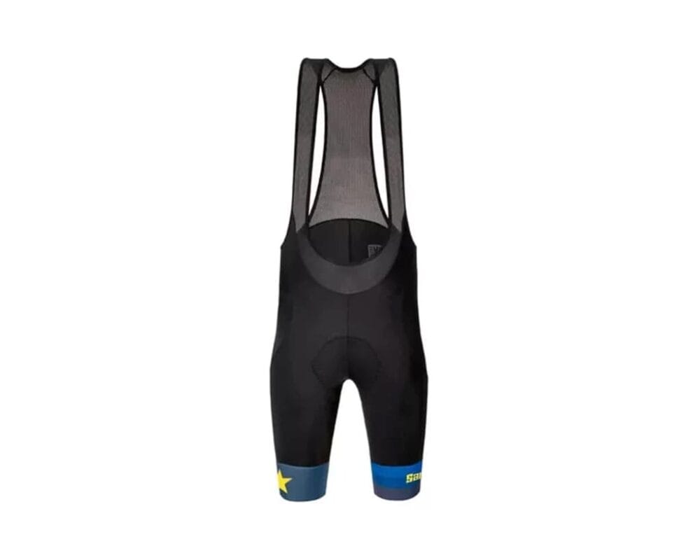 Maillot SANTINI corta Black/Blue