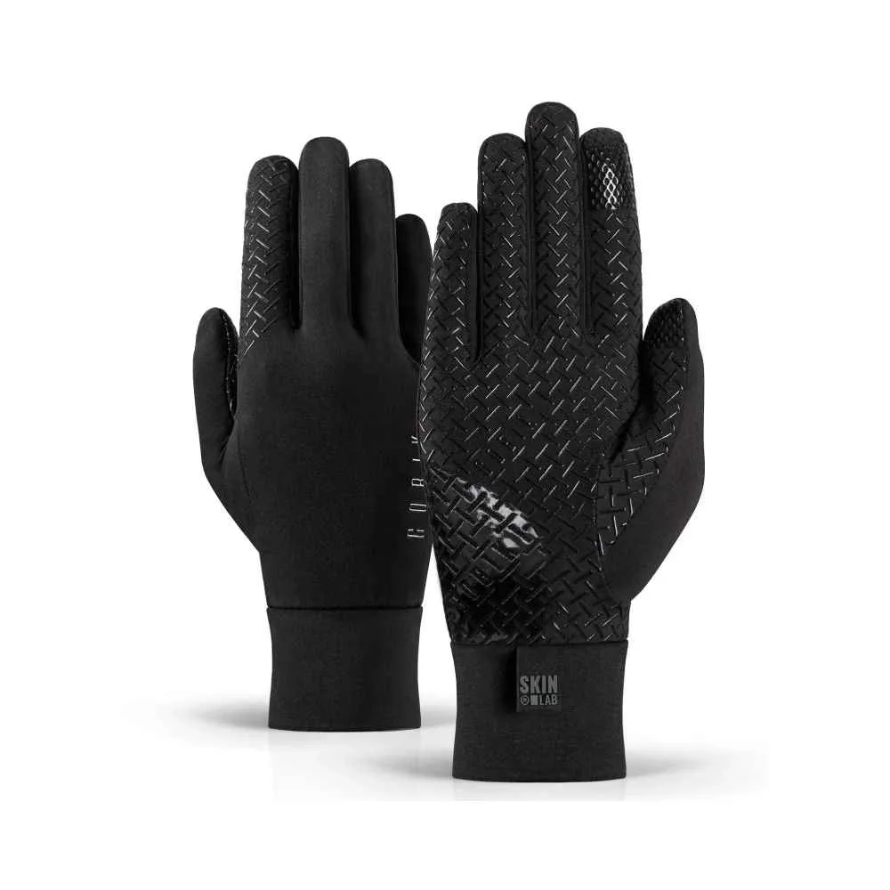 GUANTES TERMICOS LIGEROS FINDER UNISEX TRUE BLACK - M/L - GOBIK