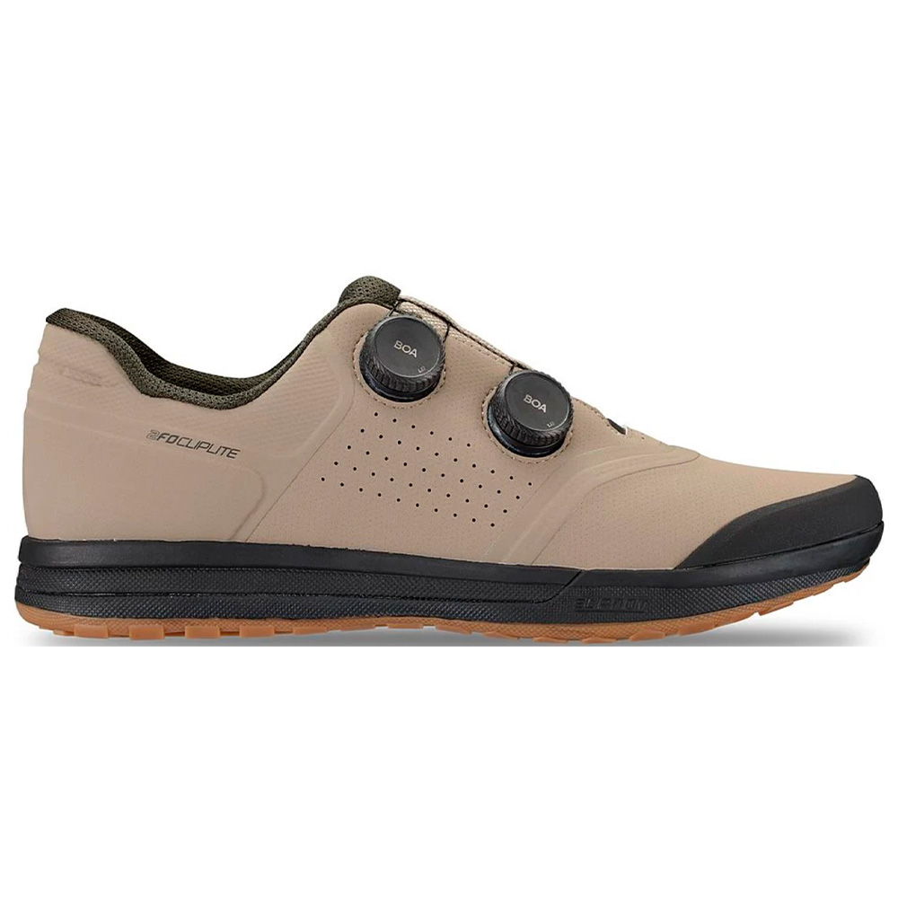 2FO CLIPLITE SHOE TAUPE/DARK MOSS GREEN 43