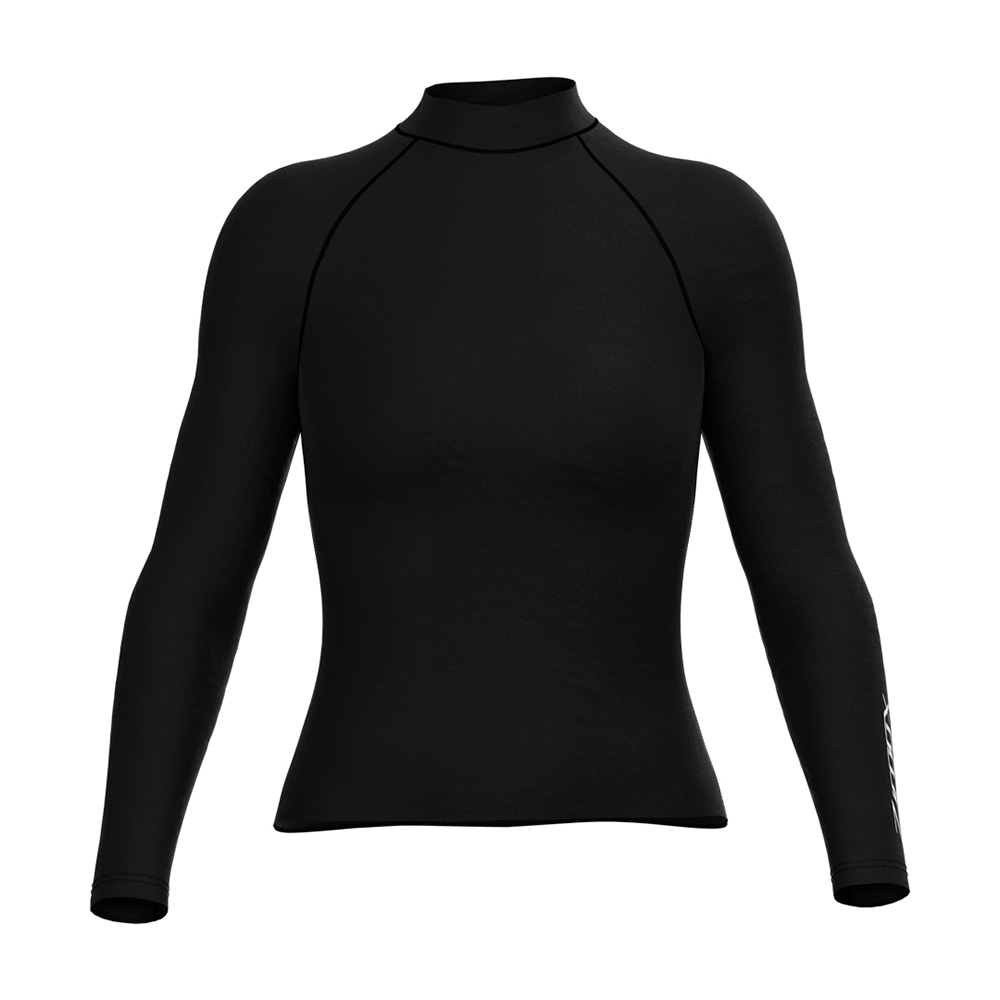 REMERA TERMICA ZIROOX GINEBRA LISO NEGRO